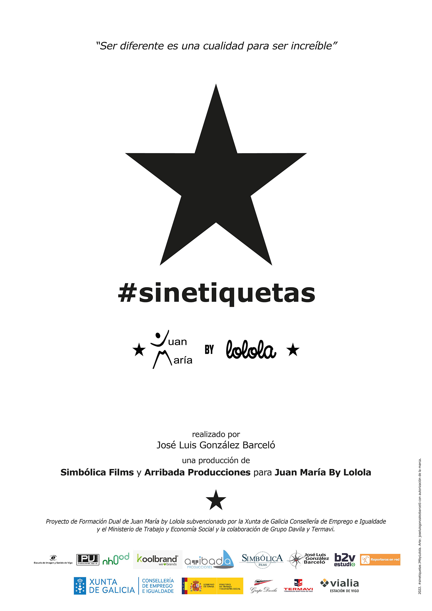 Cortometraje Documental Corporativo. “#sinetiquetas” para la marca Juan María by Lolola